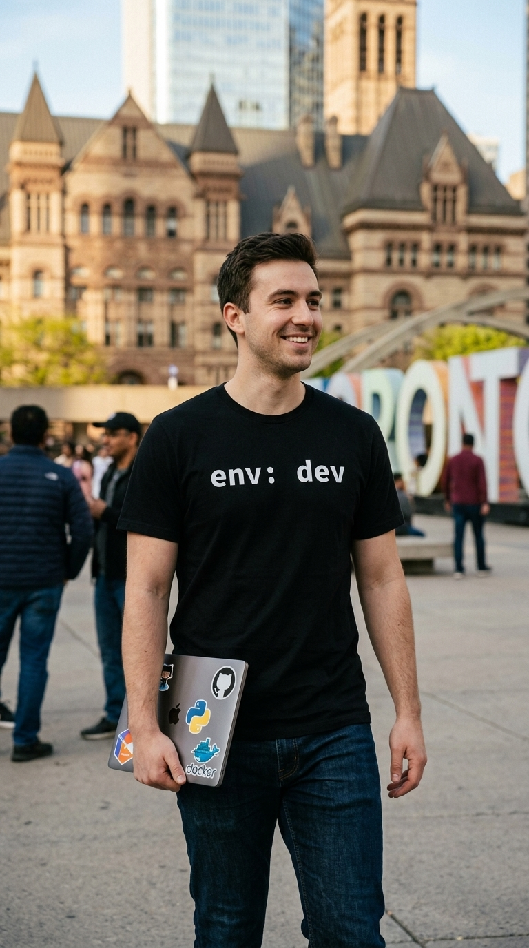 env: dev – Developer mode t-shirt
