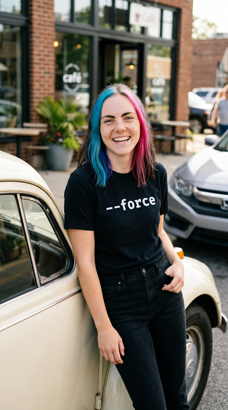 --force — Push with intent