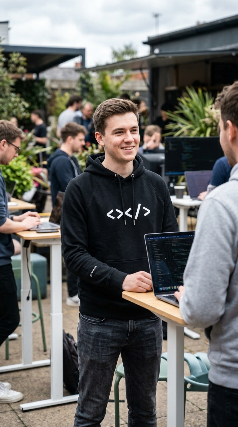 Developer symbol hoodie