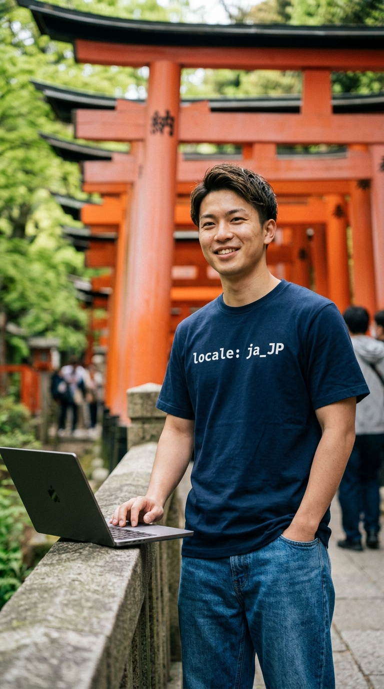 locale: ja_JP — Software speaks your language