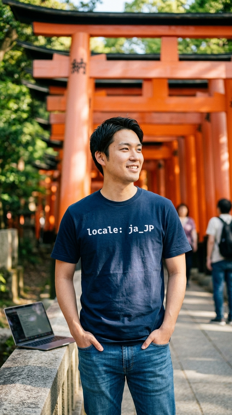 locale: ja_JP — Software speaks your language